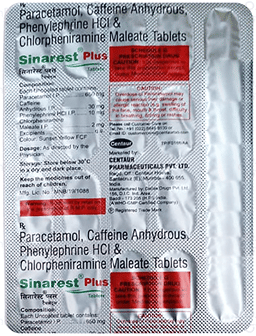 Sinarest Plus Tablet 20s