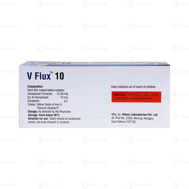 V Flux 10mg Tablet 10s