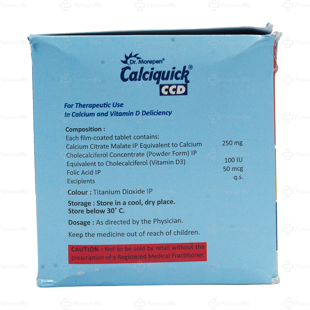 Calciquick CCD Tablet 40s