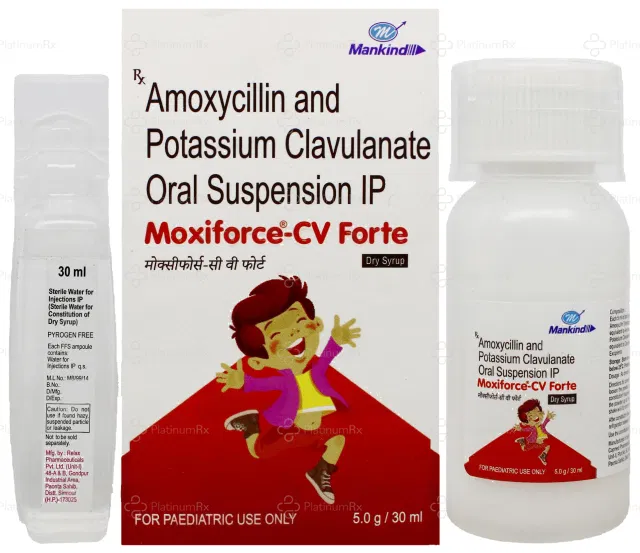 Moxiforce CV Forte 400/57mg Dry Syrup 30ml