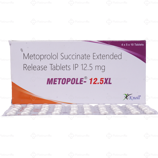 Metopole 12.5mg XL Tablet ER 10s