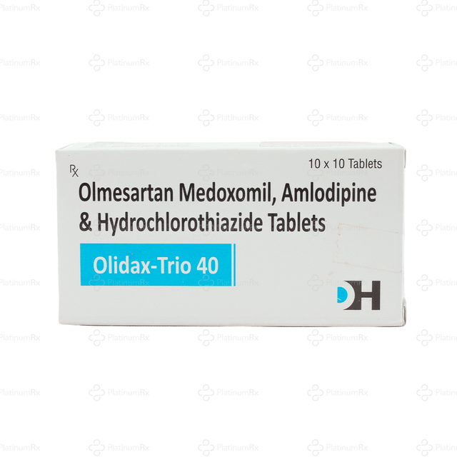 Olidax Trio 40/5/12.5mg Tablet 10s