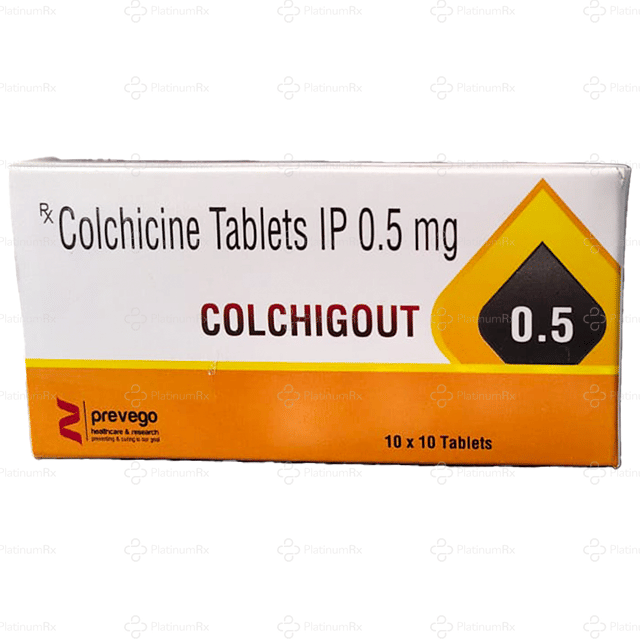 Colchigout 0.5mg Tablet 10s
