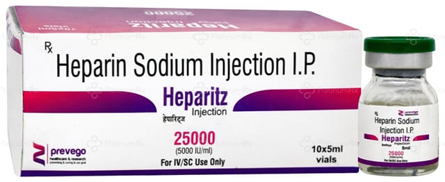 Heparitz 25000IU Injection 5ml