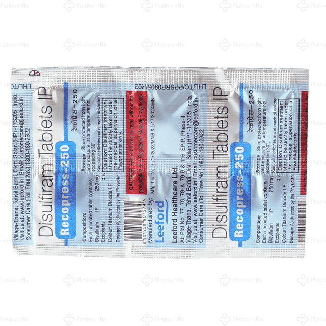 Recopress 250mg Tablet 6s