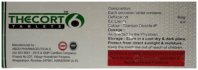 Thecort 6mg Tablet 10s