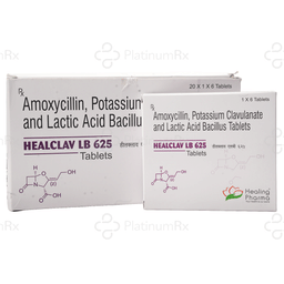 Healclav LB 625mg Tablet 6s