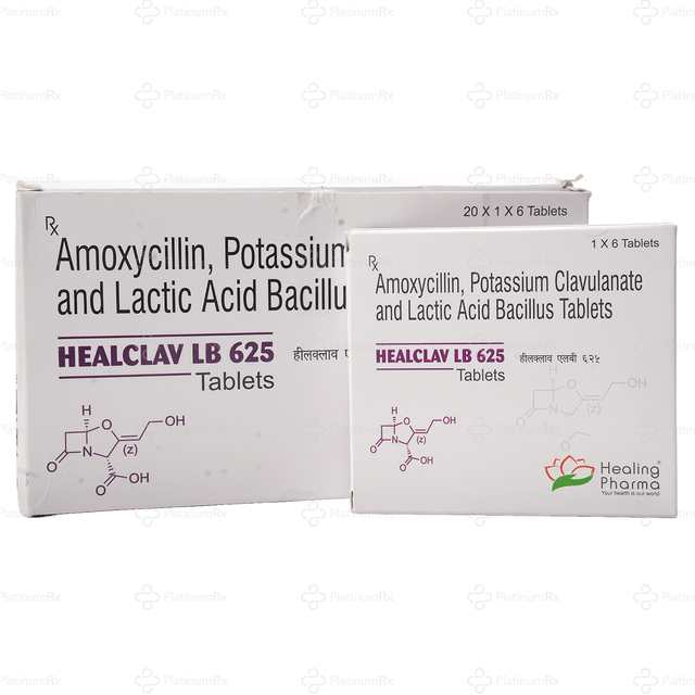 Healclav LB 625mg Tablet 6s
