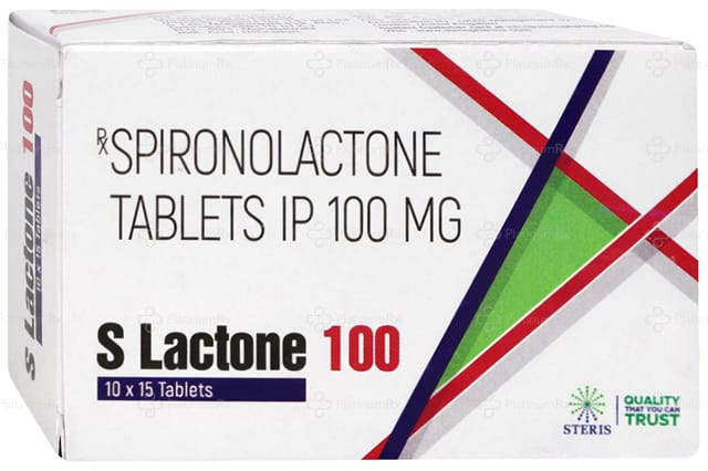 S Lactone 100mg Tablet 15s