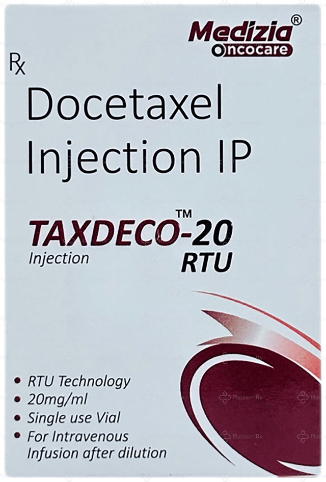 Taxdeco 20mg RTU Injection 1ml