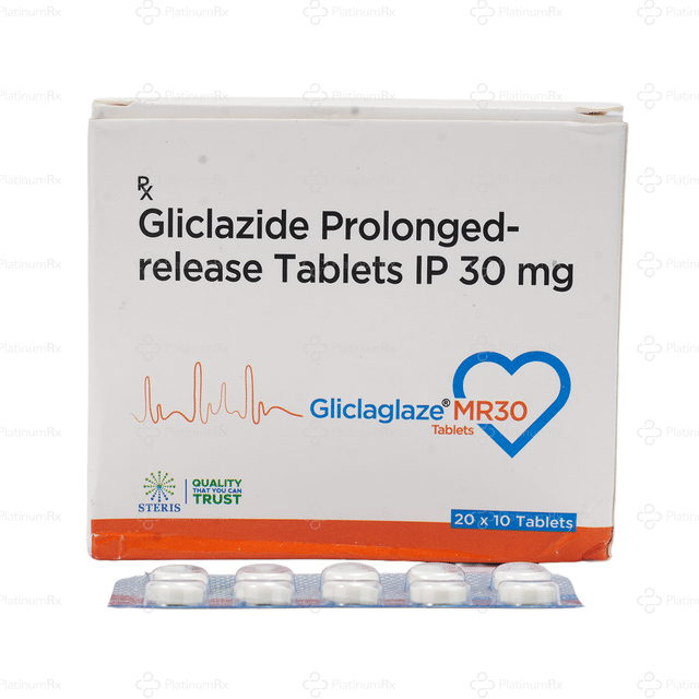 Gliclaglaze 30mg MR Tablet 10s