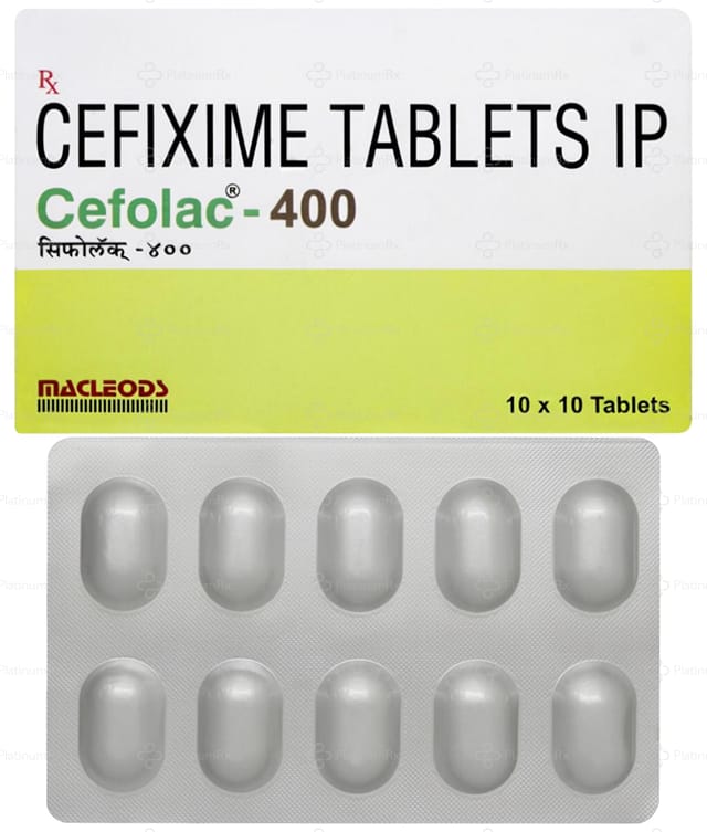 Cefolac 400mg Tablet 10s