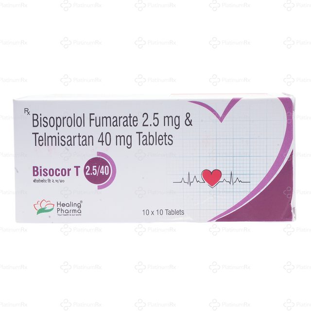 Bisocor T 2.5 /40mg Tablet 10s