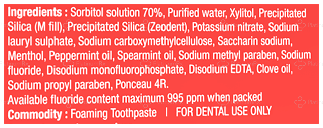 Senquel F Plus Fast Relief & Enamel Protection Toothpaste 50gm