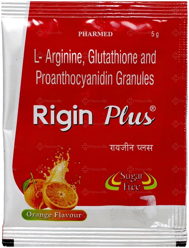 Rigin Plus Orange Flavour Sugar Free Granules 5gm