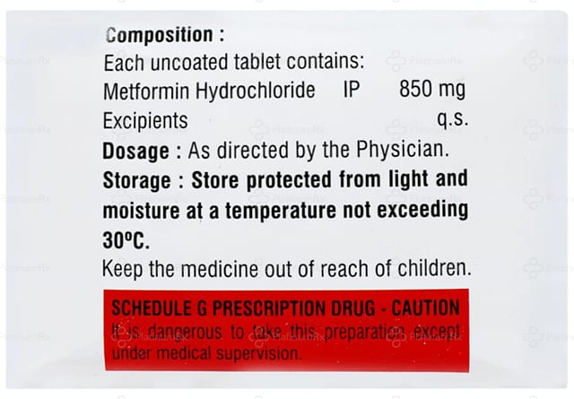 Glycoheal 850mg SR Tablet 10s