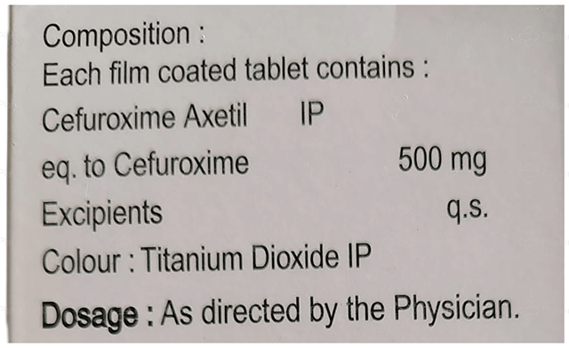 Zefnil 500mg Tablet 10s