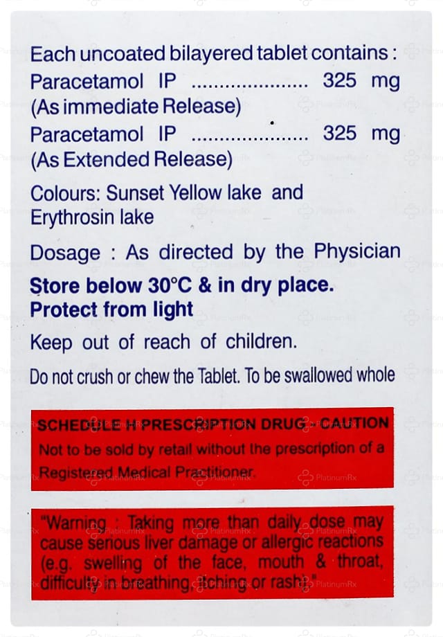 Lanol 650mg Tablet ER 10s