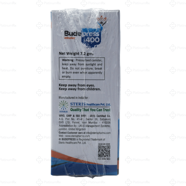 Budepress 6/400mcg Inhaler 120MDI