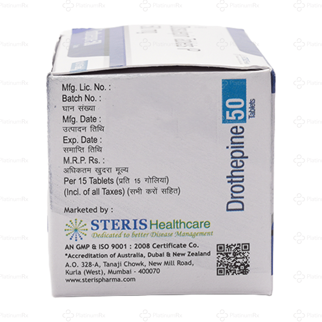 Drothepine 50mg Tablet 15s