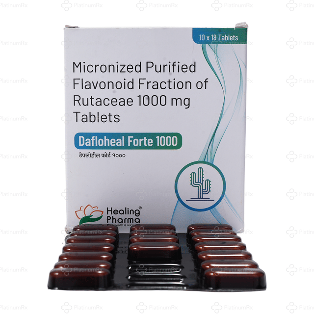 Dafloheal Forte 1000mg Tablet 18s