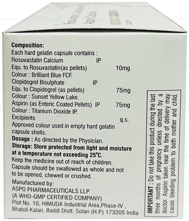Rosucz Gold 75/75/10mg Capsule 10s