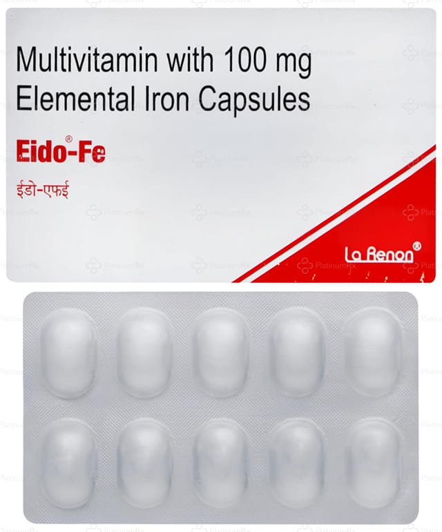Eido FE 100mg Capsule 10s