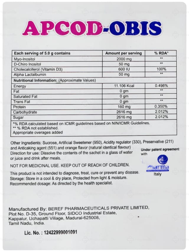 Apcod Obis Sachet 5gm