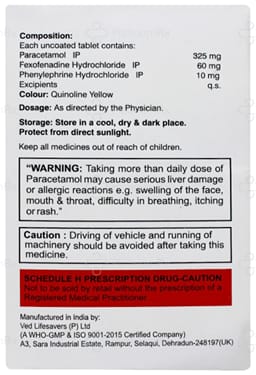 Criticold Max 60/10/325mg Tablet 10s