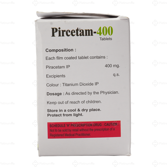 Pircetam 400mg Tablet 10s