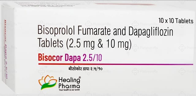 Bisocor Dapa 2.5/10mg Tablet 10s