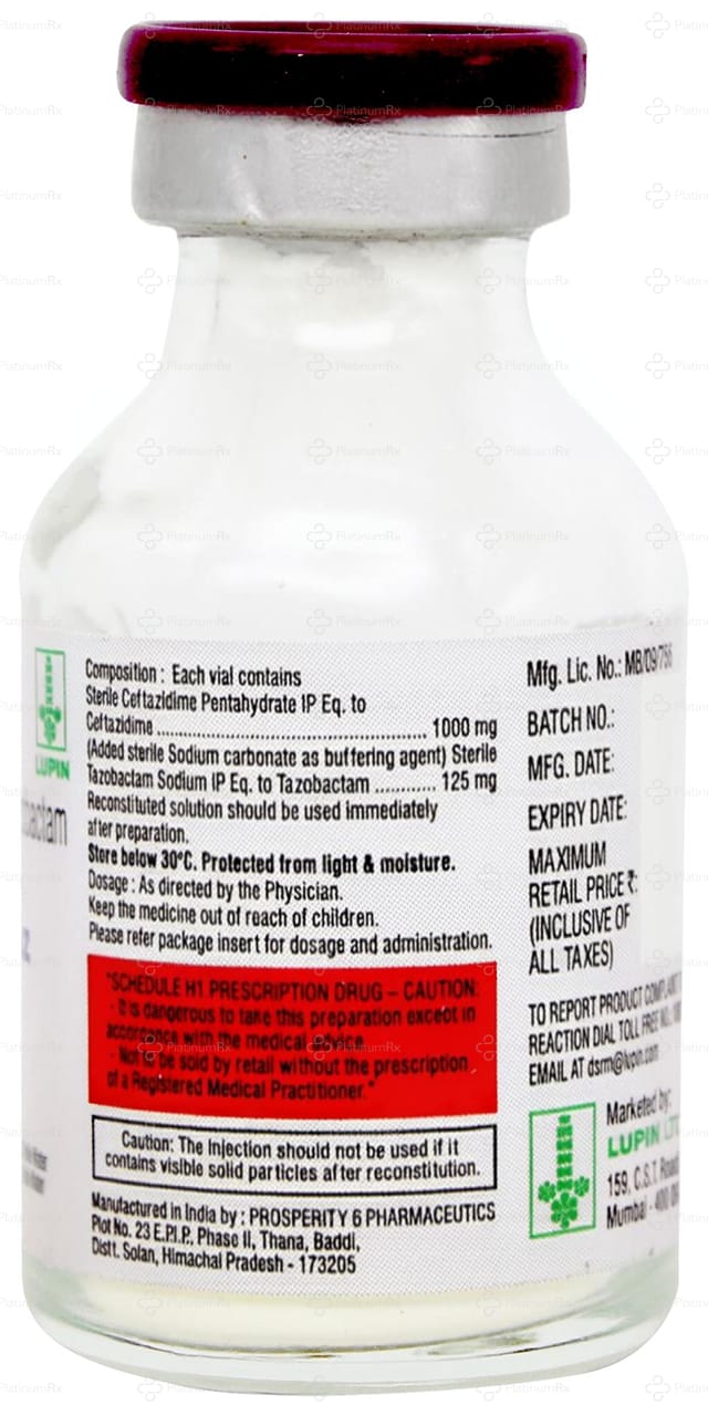 Combitaz 1000/125mg Injection 1s