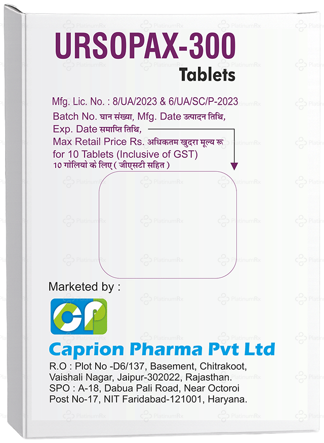 Ursopax 300mg Tablet 10s