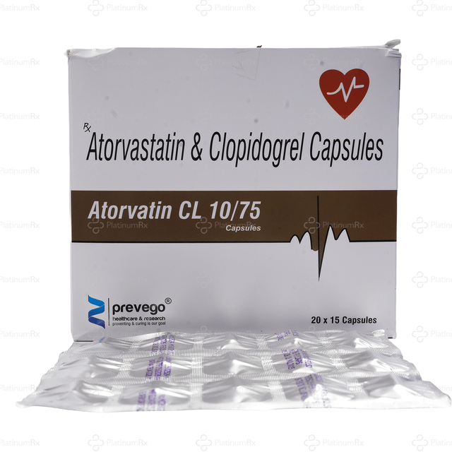 Atorvatin CL 10/75mg Capsule 15s