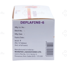 Deflafine 6mg Tablet 10s
