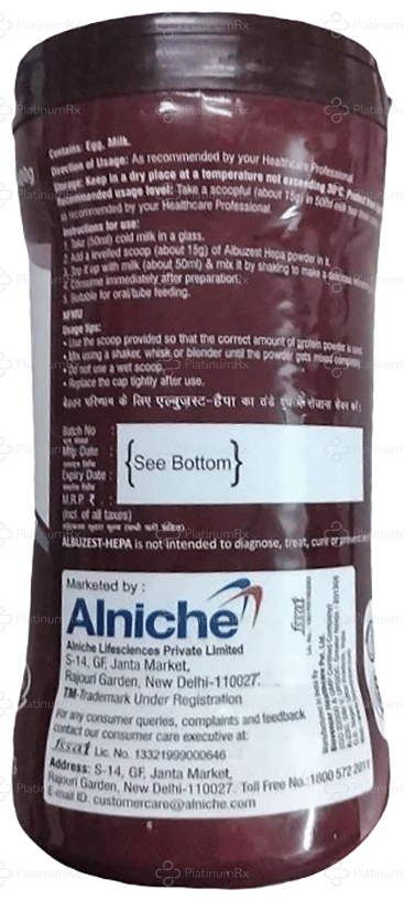 Albuzest Hepa Vanilla Flavour Powder 400gm