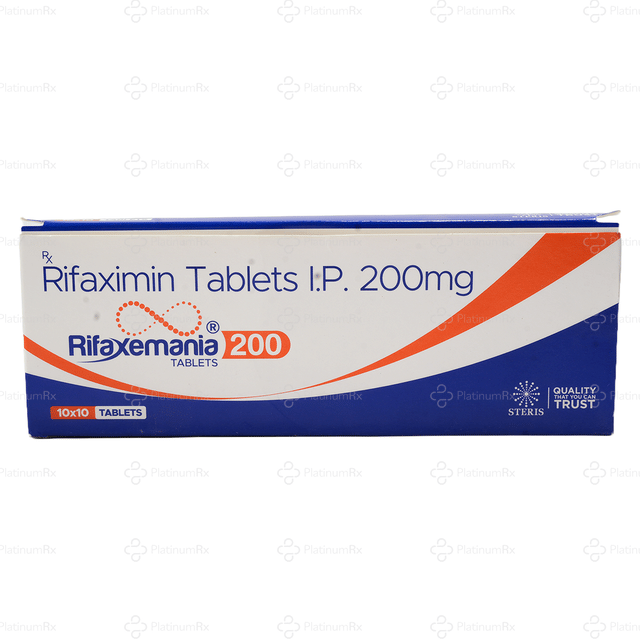 Rifaxemania 200mg Tablet 10s