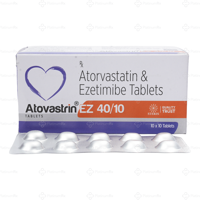 Atovastrin Ez 40/10mg Tablet 10s