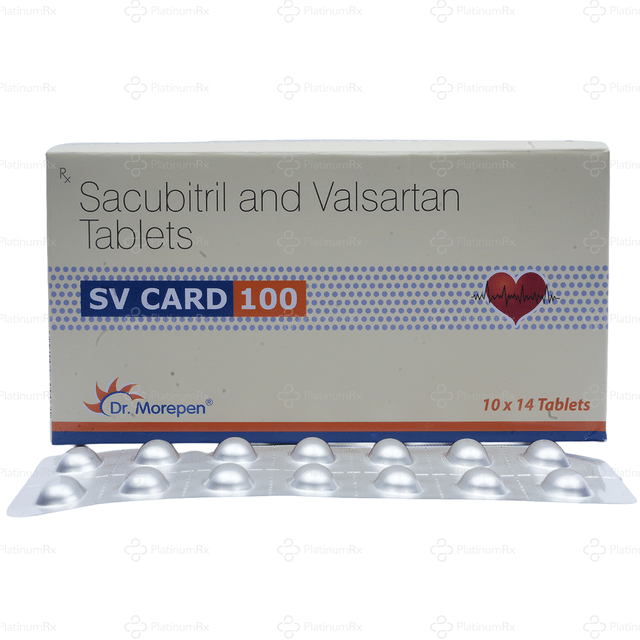 SV Card 100mg Tablet 14s