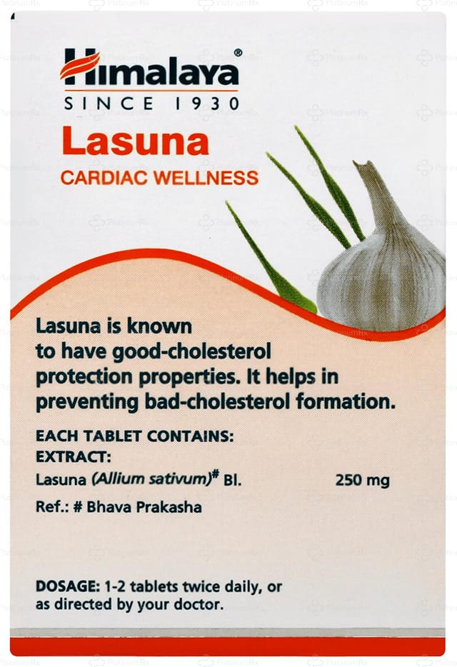Himalaya Lasuna 250mg Tablet 60s