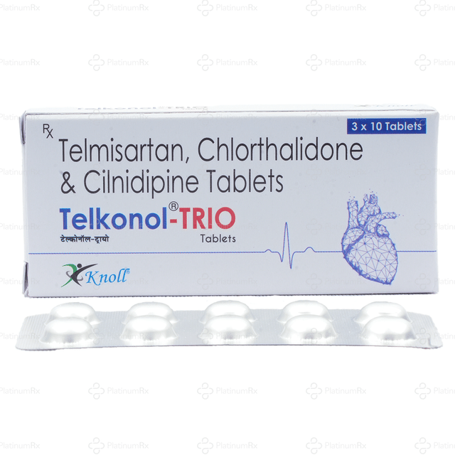 Telkonol Trio 40mg/10mg/12.5mg Tablet