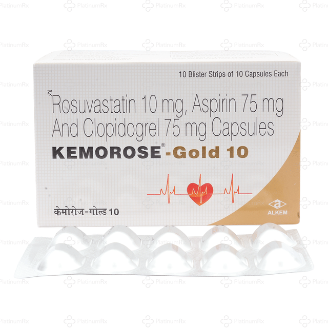 Kemorose Gold 10mg Capsule 10s
