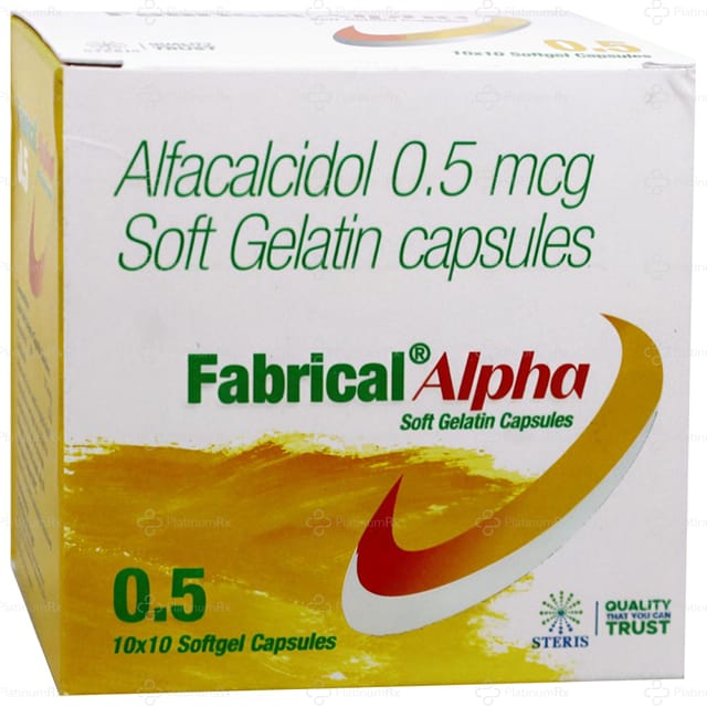 Fabrical Alpha 0.5mcg Capsule 10s