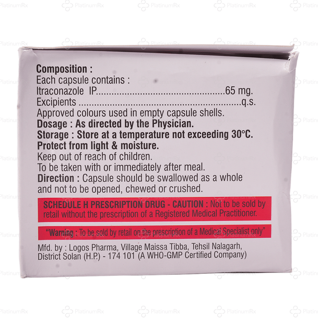 Itraconol SB 65mg Capsule 10s