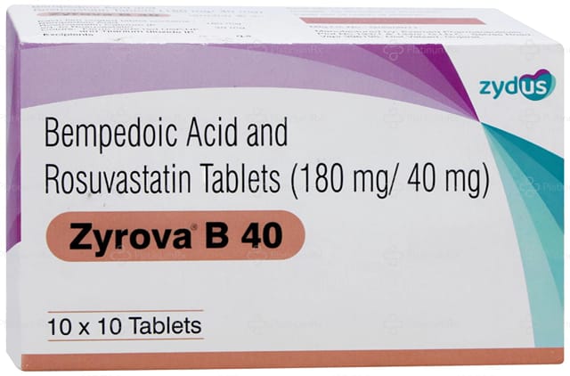Zyrova B 180/40mg Tablet 10s