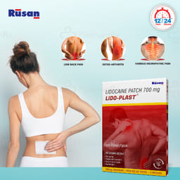 Lido Plast 700mg Pain Relief Patch 3s