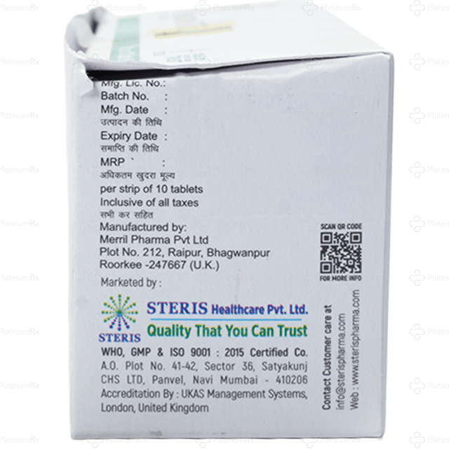 Paroxtime CR 37.5mg Tablet PR 10s