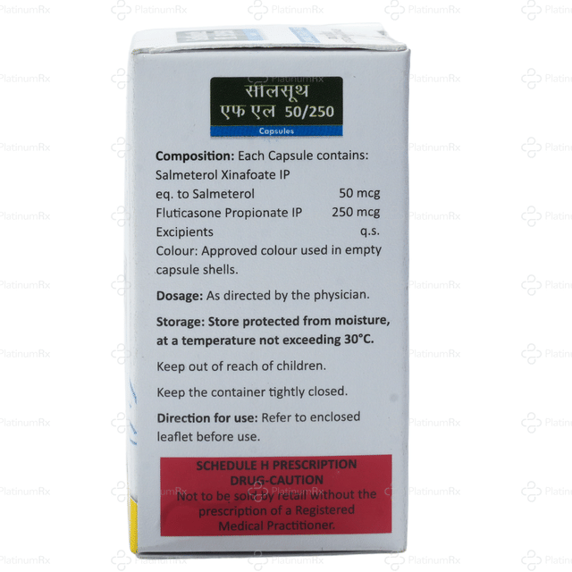Salsooth FL 50/250mcg Capsule 30s