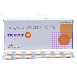 Ticavue 90mg Tablet 14s