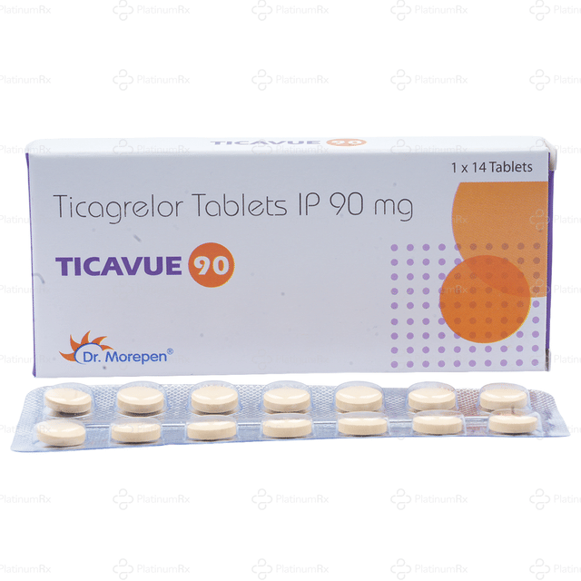 Ticavue 90mg Tablet 14s